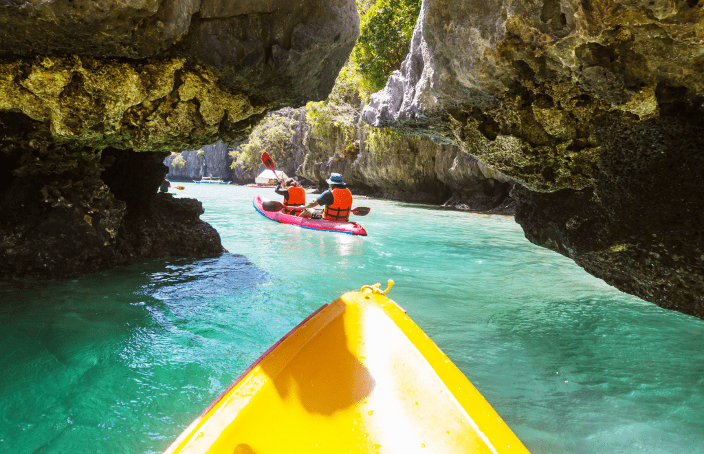 San diego cave kayaking