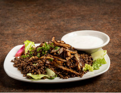 mujadara: Lentils with Caramelized Onions