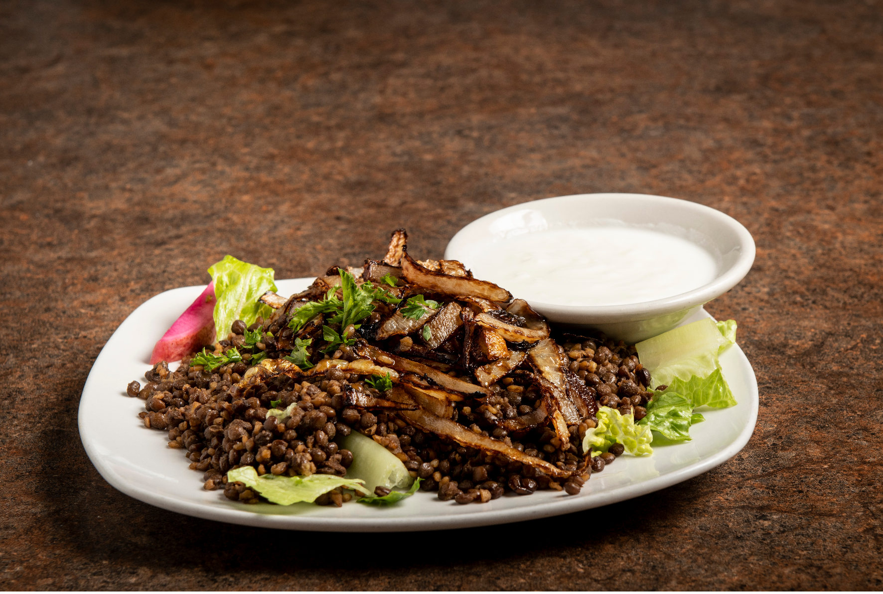 mujadara: Lentils with Caramelized Onions